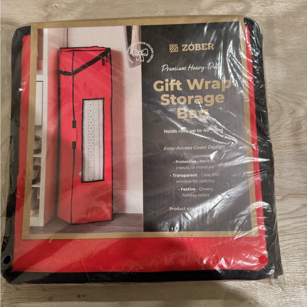 Vibrant Red Fabric Storage Organizer Set
